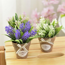 Load image into Gallery viewer, Fake Flowers Grass With Plastic Artificial Potted Flowers For Rustic Garden Farmhouse Decoration