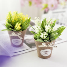 Load image into Gallery viewer, Fake Flowers Grass With Plastic Artificial Potted Flowers For Rustic Garden Farmhouse Decoration