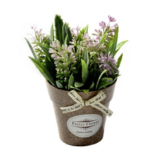 Load image into Gallery viewer, Fake Flowers Grass With Plastic Artificial Potted Flowers For Rustic Garden Farmhouse Decoration