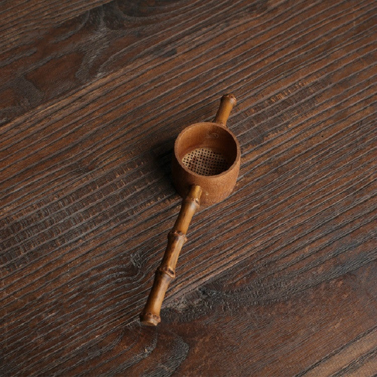 Bamboo Woven Creative Filter Reusable Filter Tea Colander Gadget, Calabash Double Section Tea Leak, Calabash Single Section Tea Leak, Bamboo Root Tea Leak, Bamboo Pole Gauze Plum Tea Leak, Bamboo Pole Hole Tea Leak, Rattan Tea Drain with Handle        ...
