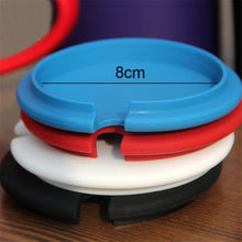 Load image into Gallery viewer, 5 PCS Creative Cup Lids Food-grade Silicone Cup Cover Heat-resistant Safe Healthy Silicone Lid with Gap
