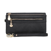 Load image into Gallery viewer, Women Long Wallet Female High Capacity Double Zippers Clutch Purse