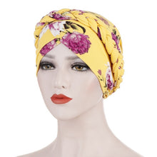 Load image into Gallery viewer, Women Printed Brushed Milk Silk Turban Hat Short Pullover Hat