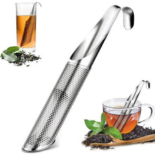 Load image into Gallery viewer, LScook Stainless Steel Tea Strainer Amazing Tea Infuser Pipe Design Touch Feel Good Holder Tool Tea Spoon Infuser Filter, Pipe Shape