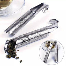 Load image into Gallery viewer, LScook Stainless Steel Tea Strainer Amazing Tea Infuser Pipe Design Touch Feel Good Holder Tool Tea Spoon Infuser Filter, Pipe Shape