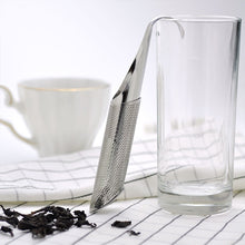 Load image into Gallery viewer, LScook Stainless Steel Tea Strainer Amazing Tea Infuser Pipe Design Touch Feel Good Holder Tool Tea Spoon Infuser Filter, Pipe Shape