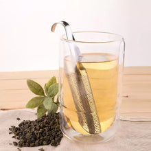 Load image into Gallery viewer, LScook Stainless Steel Tea Strainer Amazing Tea Infuser Pipe Design Touch Feel Good Holder Tool Tea Spoon Infuser Filter, Pipe Shape