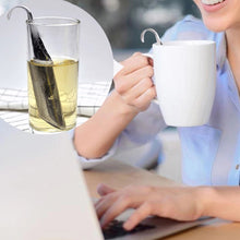 Load image into Gallery viewer, LScook Stainless Steel Tea Strainer Amazing Tea Infuser Pipe Design Touch Feel Good Holder Tool Tea Spoon Infuser Filter, Pipe Shape