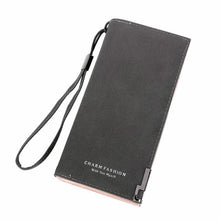 Load image into Gallery viewer, Fashion Ladies Zipper Long Dull Polish Retro PU Leather Wallet Clutch Coin Purse