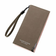 Load image into Gallery viewer, Fashion Ladies Zipper Long Dull Polish Retro PU Leather Wallet Clutch Coin Purse