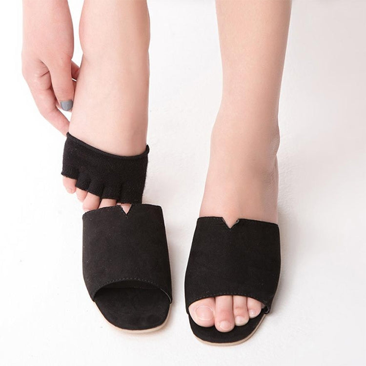 Women Invisible Non-slip Toe Socks Five Finger Socks