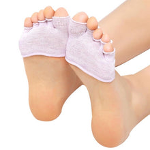 Load image into Gallery viewer, Women Invisible Non-slip Toe Socks Five Finger Socks