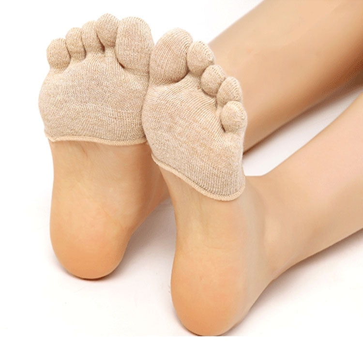 Women Invisible Non-slip Toe Socks Five Finger Socks