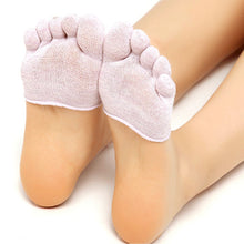 Load image into Gallery viewer, Women Invisible Non-slip Toe Socks Five Finger Socks