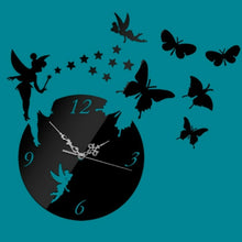Load image into Gallery viewer, Butterfly Star 3D Acrylic Stereo Living Room Bedroom Decorating Mirror Wall Clock
