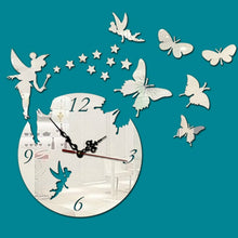 Load image into Gallery viewer, Butterfly Star 3D Acrylic Stereo Living Room Bedroom Decorating Mirror Wall Clock