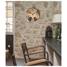 Load image into Gallery viewer, Vintage Wooden MDF Hanging Clock Mute Quartz Clock Living Room Wall Clock