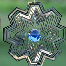 Load image into Gallery viewer, Foldable Metal Sheets Iron Wire Wind Chimes Home Garden Decoration