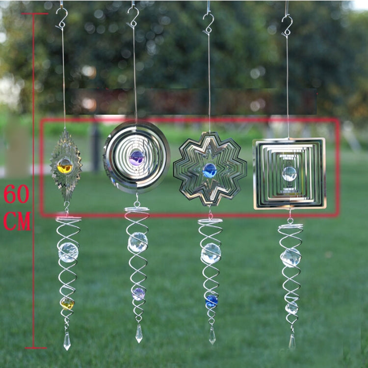 Foldable Metal Sheets Iron Wire Wind Chimes Home Garden Decoration