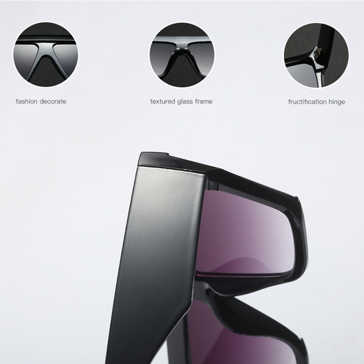 Women Oversized Square Frame Sunglasses Gradient Shades Sun Glasses