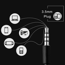 Load image into Gallery viewer, 3.5mm Wired Headphones Handsfree Headset In Ear Earphone Earbuds with Mic for Xiomi Iphone MP3 Player Laptop