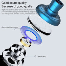 Load image into Gallery viewer, 3.5mm Wired Earphone Earbuds Stereo Sound Metal Bass Headset with Mic for Smart Phone