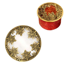 Load image into Gallery viewer, Built-in Wrought Iron Polythermal Anti-hanging Wall Scented Candle Zinc Alloy Smart Cover, Flower Section, Golden Snowflake, Holy Fruit, Butterfly Love Flower, 3D Butterfly, Dragonfly