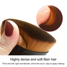 Load image into Gallery viewer, Petal Foundation Brush BB Cream Makeup Brushes Loose Powder Brush Flat Kit Pincel Maquiagem, Black, Pink