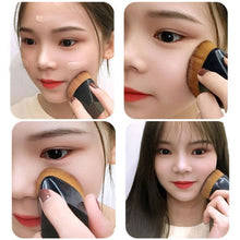 Load image into Gallery viewer, Petal Foundation Brush BB Cream Makeup Brushes Loose Powder Brush Flat Kit Pincel Maquiagem, Black, Pink