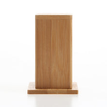Load image into Gallery viewer, 2 PCS Natural Bamboo Toothpick Box Square Restaurant Hotel Toothpick Can with Lid, Bamboo Toothpick Box