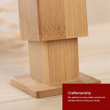 Load image into Gallery viewer, 2 PCS Natural Bamboo Toothpick Box Square Restaurant Hotel Toothpick Can with Lid, Bamboo Toothpick Box