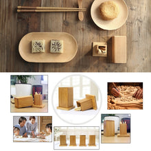 Load image into Gallery viewer, 2 PCS Natural Bamboo Toothpick Box Square Restaurant Hotel Toothpick Can with Lid, Bamboo Toothpick Box