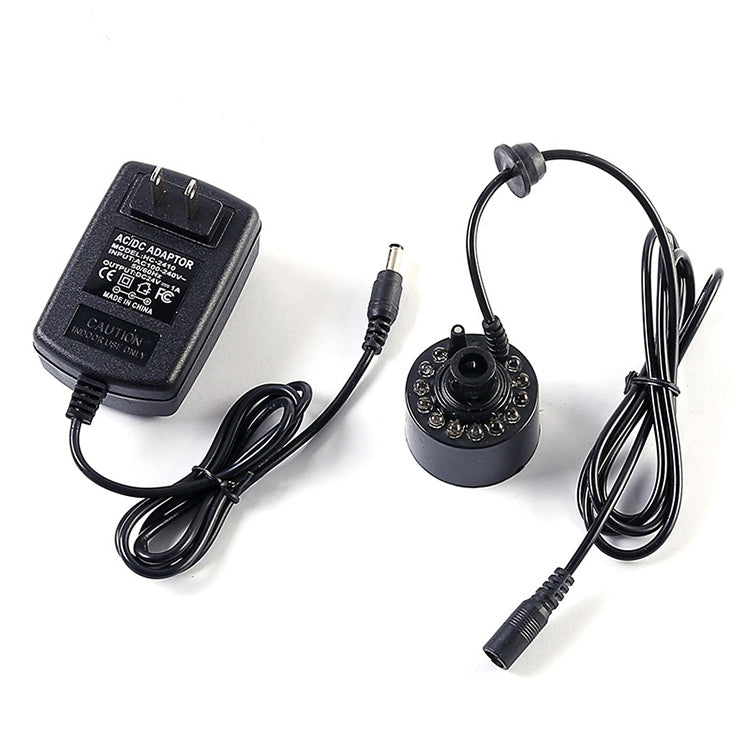 Fountain Fish Tank Ultrasonic Portable Atomizer, US Plug, Atomizer 12 Lamp Metal, Atomizer 12 Lamp Plastic, Atomizer without Lamp Metal, Atomizer without Lamp Plastic