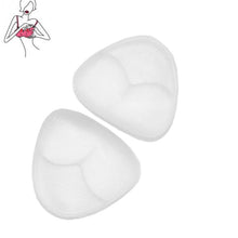 Load image into Gallery viewer, 1 Pair Cute Triangle Silicone Enlarged Underwear Chest Pad Summer Swimsuit Bikini Insert