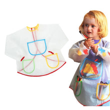 Load image into Gallery viewer, Drawing Waterproof Anti-dirty Transparent Apron for Children, Transparent Apron