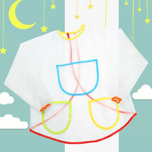 Load image into Gallery viewer, Drawing Waterproof Anti-dirty Transparent Apron for Children, Transparent Apron