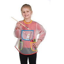 Load image into Gallery viewer, Drawing Waterproof Anti-dirty Transparent Apron for Children, Transparent Apron