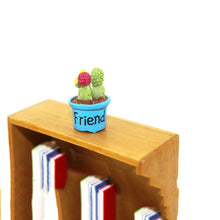 Load image into Gallery viewer, Mini Cute Potted Artificial Plant Flower Miniature Doll House Decoration Accessories, Blue, Baby, Love Heart, Flower, Love