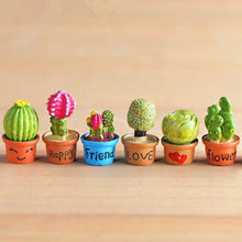 Load image into Gallery viewer, Mini Cute Potted Artificial Plant Flower Miniature Doll House Decoration Accessories, Blue, Baby, Love Heart, Flower, Love