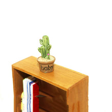 Load image into Gallery viewer, Mini Cute Potted Artificial Plant Flower Miniature Doll House Decoration Accessories, Blue, Baby, Love Heart, Flower, Love