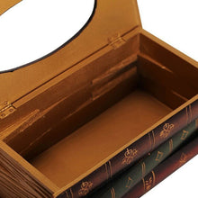 Load image into Gallery viewer, Retro Hand Drawn Book Style Tissue Box Case