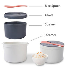 Load image into Gallery viewer, Kitchenware Microwave Oven Utensils Rrice Cooker Heating Steamer Pot Steamed Rice Box