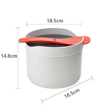Load image into Gallery viewer, Kitchenware Microwave Oven Utensils Rrice Cooker Heating Steamer Pot Steamed Rice Box