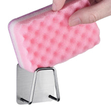 Load image into Gallery viewer, Stainless Steel Sponge Drain Rack Storage Rack Kitchen Bathroom Organizer Rack, 5.4x5.4x3cm