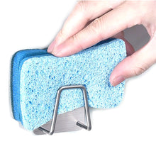 Load image into Gallery viewer, Stainless Steel Sponge Drain Rack Storage Rack Kitchen Bathroom Organizer Rack, 5.4x5.4x3cm