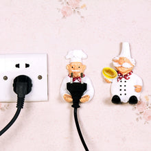 Load image into Gallery viewer, Cute Wall Self Adhesive Plug Resin Hook Kitchen Rack, Foot Drag, Hand Drag