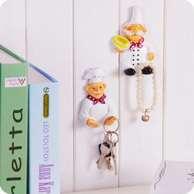 Load image into Gallery viewer, Cute Wall Self Adhesive Plug Resin Hook Kitchen Rack, Foot Drag, Hand Drag