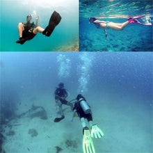 Load image into Gallery viewer, 1 Pair Adult Adjustable Fins Swimming Fins Snorkeling Sole