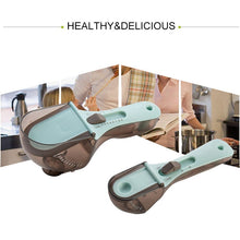 Load image into Gallery viewer, Kitchen Tool Plastic Measuring Spoon Adjustable Baking Tool Measuring Spoon, 1 Large 1 Small Set, 4 PCS Small, 3 PCS Large