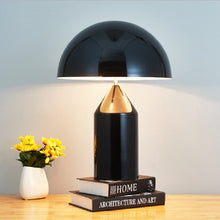 Load image into Gallery viewer, E14 LED Metal Mushroom Table Lamp Bedroom Decorative Table Lamp EU Plug, S Black, L Black, S White, L White, S Gold, L Gold